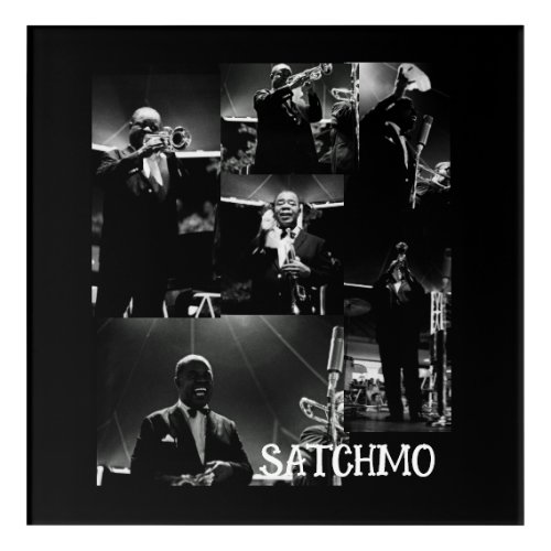 Louis Armstrong Satchmo Vintage Photograph  Acrylic Print