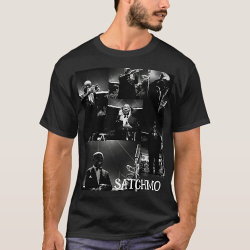 Louis Armstrong Satchmo Vintage Photograph T_Shirt