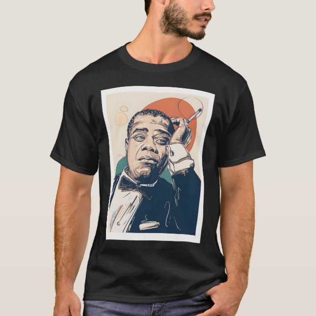 Louis Armstrong  T-Shirt (Front)