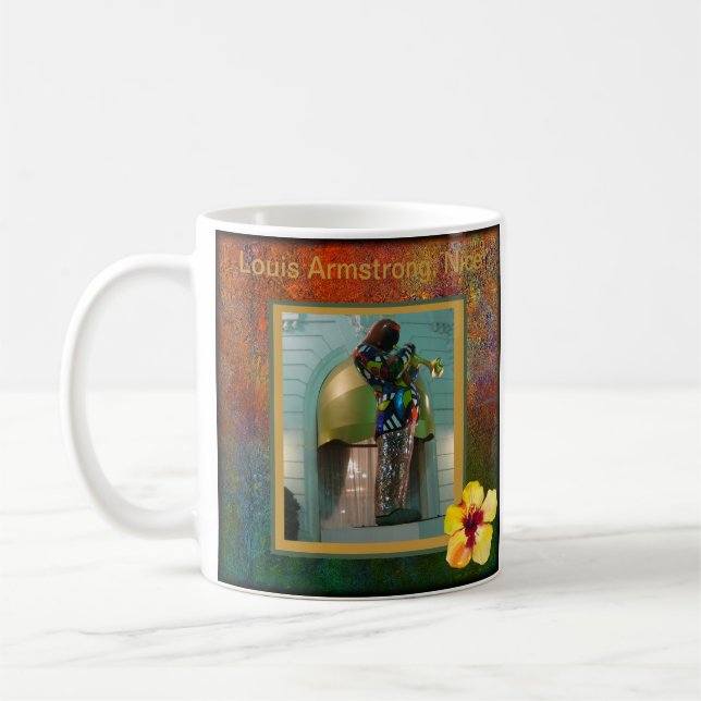 LOUIS ARMSTRONG UNIQUE HANDSOME COFFEE MUG (Left)
