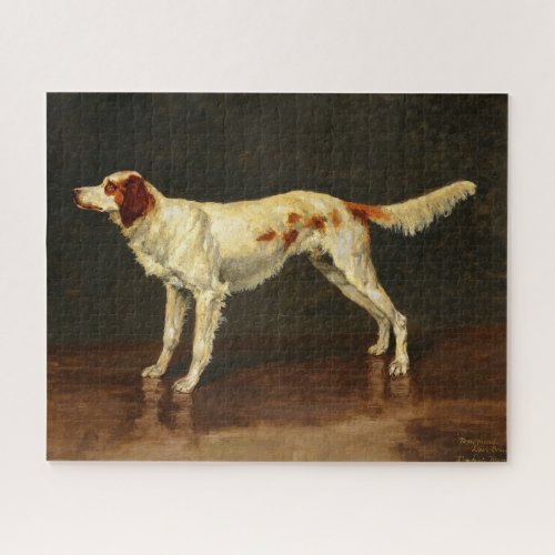 Louis Browns English Setter by Frederic Remington Jigsaw Puzzle