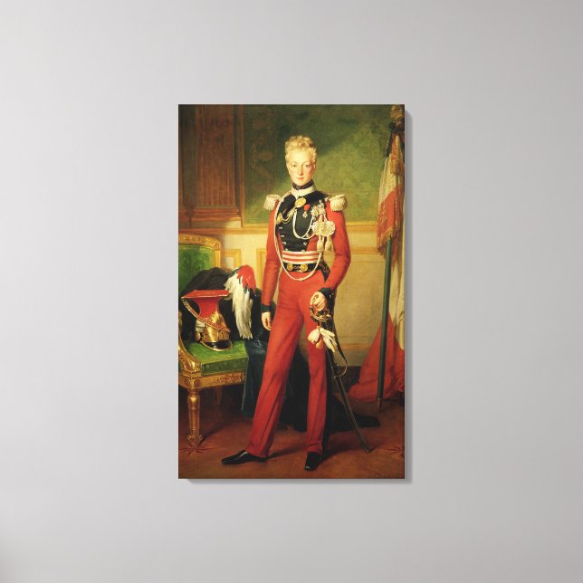 Louis-Charles-Philippe of Orleans Duke of Canvas Print (Front)