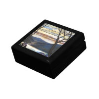 Louis Comfort Tiffany - Stained Glass 4 Magnolias Gift Box