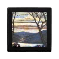Louis Comfort Tiffany - Stained Glass 4 Magnolias Gift Box