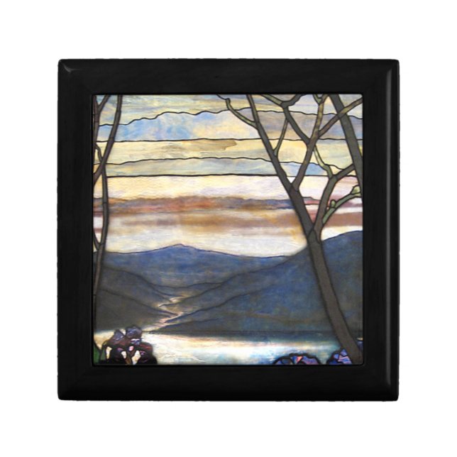Louis Comfort Tiffany - Stained Glass 4 Magnolias Gift Box (Front)