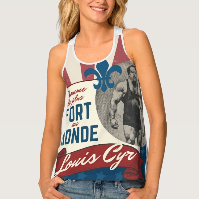 Louis-Cyr, the strongest man in the world Tank Top (Front)