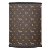 Louis Dachshund Luxury Dog Attire Lamp Shade (Left)