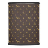 Louis Dachshund Luxury Dog Attire Lamp Shade (Front)