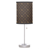 Louis Dachshund Luxury Dog Attire Table Lamp (Left)