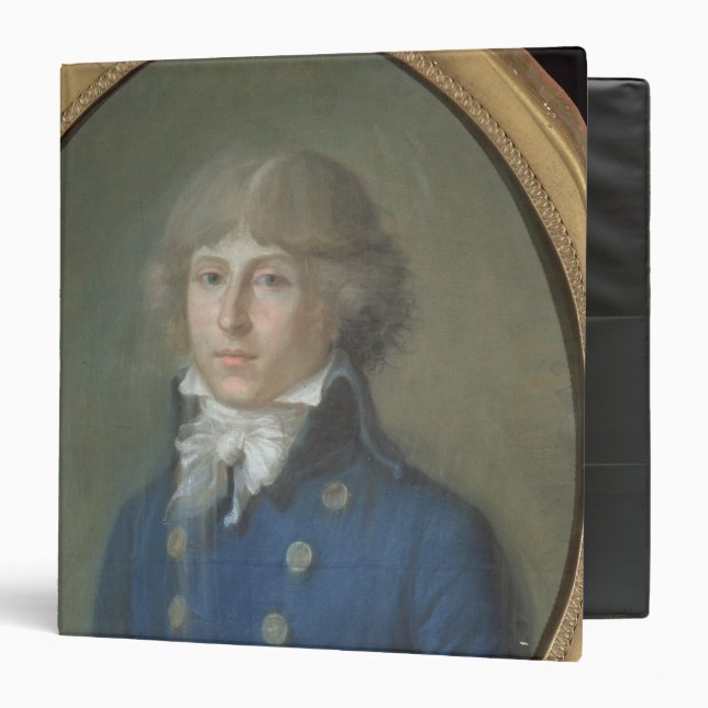Louis de Saint-Just 3 Ring Binder (Front/Inside)