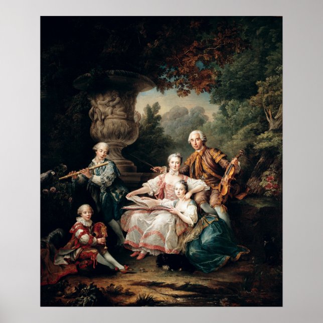 Louis du Bouchet  Marquis de Sourches Poster (Front)