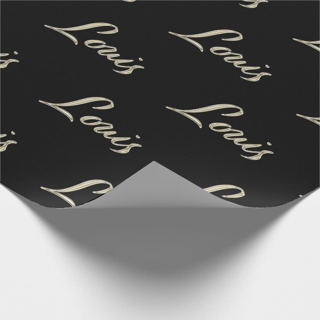 Louis First Name of edles gift paper (Corner)