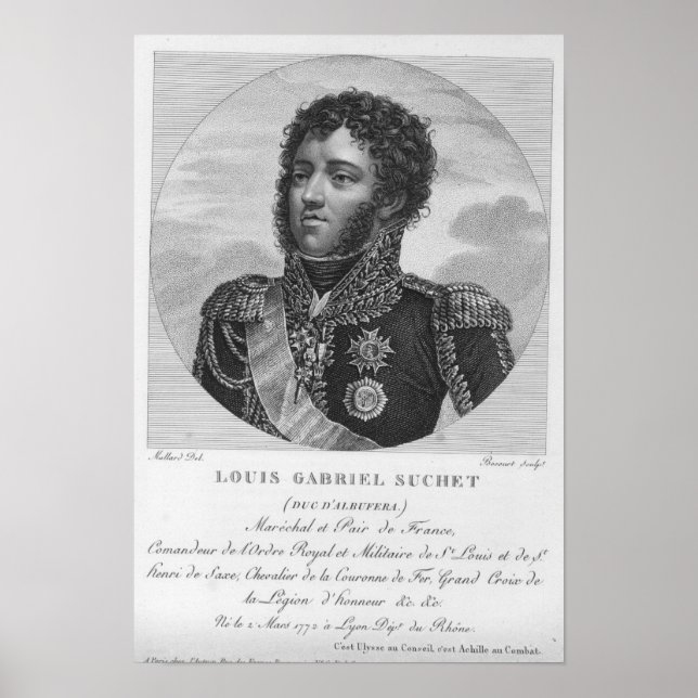 Louis-Gabriel Suchet  Duke of Albufera Poster (Front)