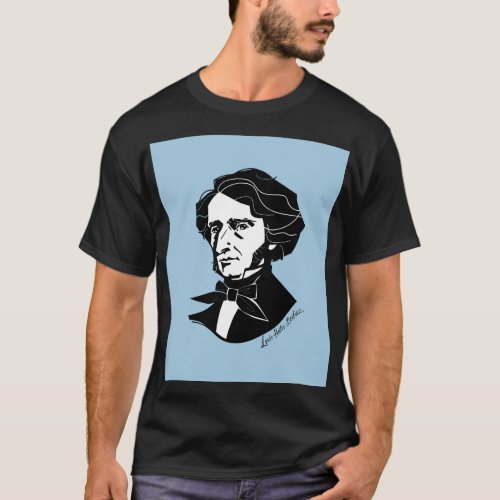 Louis_Hector Berlioz  on colored background T_Shirt