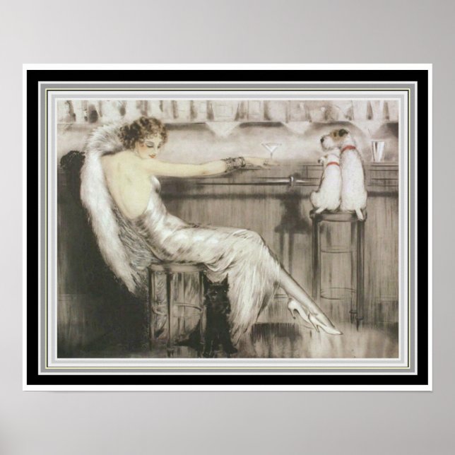 Louis Icart Cocktail Bar 16 x 20 Poster (Front)