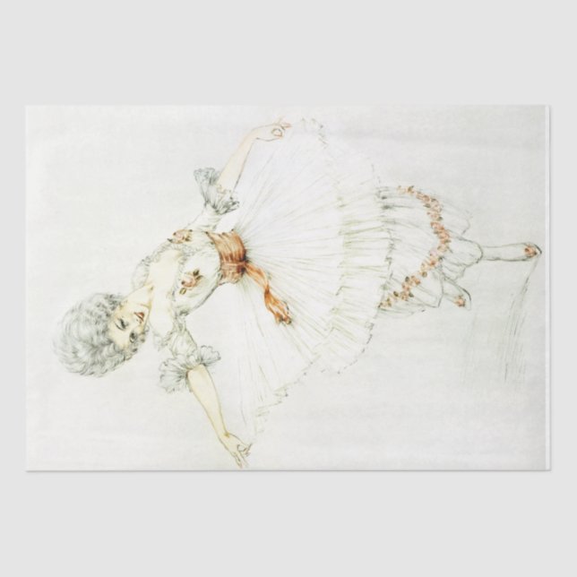 Louis Icart Vintage Woman Marie Antoinette  Tissue Paper (Front)