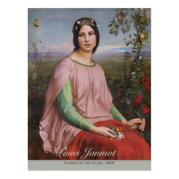 Louis Janmot Flower of the fields CC0912 Postcard