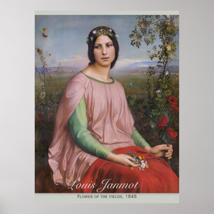 Louis Janmot Flower of the fields CC0913 Large Poster