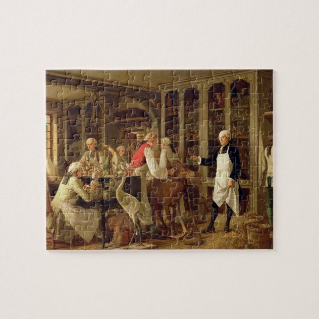 Louis Jean Marie Daubenton (1716-99) in his Labora Jigsaw Puzzle (Horizontal)