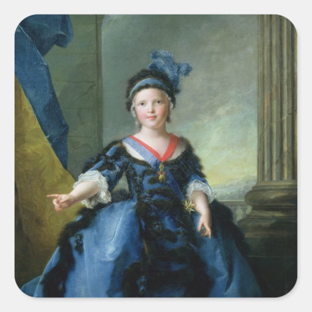 Louis-Joseph-Xavier de France  Duke of Square Sticker (Front)