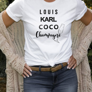 Louis Karl Coco Champagne Statement T-Shirt
