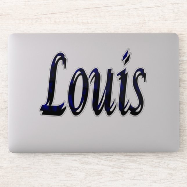 Louis Name Logo, Sticker (Computer)