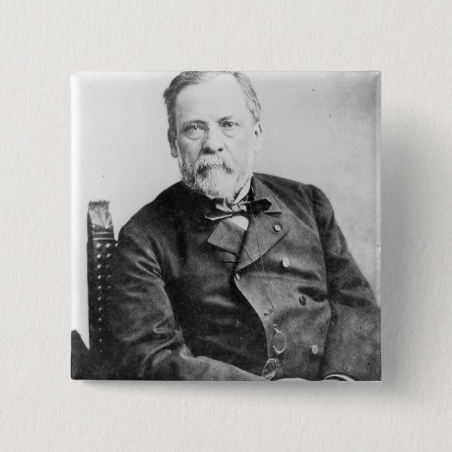 Louis Pasteur Pinback Button (Front)