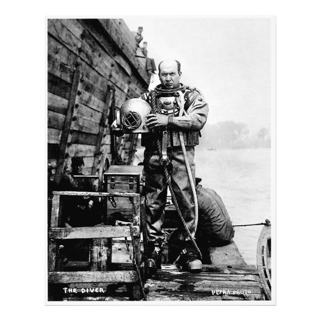 Louis Pesha Photo The Diver Vintage Great Lakes Print (Front)