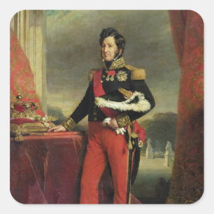 Louis-Philippe I , King of France Square Sticker