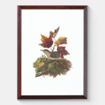 Louis Prang Bird with Autumn Foliage (1873) Art