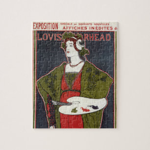 Louis Rhead ~ Salon des Cent Jigsaw Puzzle
