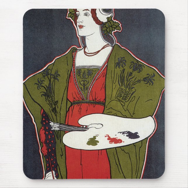 Louis Rhead ~ Salon des Cent Mouse Pad (Front)