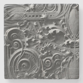Louis Sullivan Spandrel Panel Detail Stone Coaster
