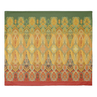 Louis Sullivan Stencil King Size Duvet Cover