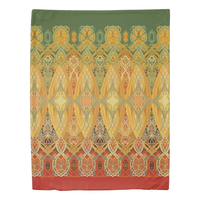 Louis Sullivan Stencil Twin Size Duvet Cover (Front)