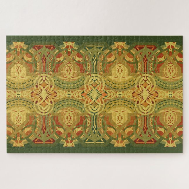 Louis Sullivan Upper Beam Stencil Jigsaw Puzzle (Horizontal)