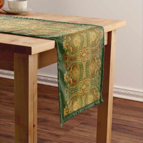 Louis Sullivan Upper Beam Stencil Pattern Medium Table Runner