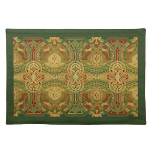 Louis Sullivan Upper Beam Stencil Pattern Placemat