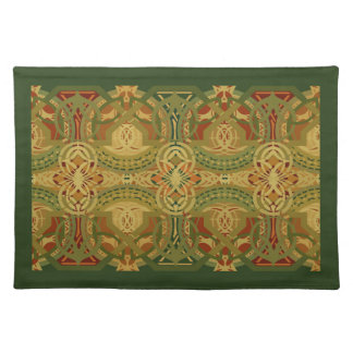 Louis Sullivan Upper Beam Stencil Pattern Placemat