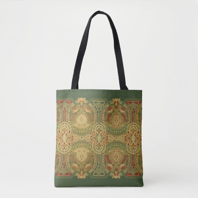 Louis Sullivan Upper Beam Stencil Tote Bag (Front)