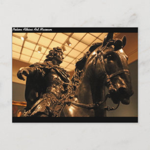 "Louis The XIV as a Roman General" - Art Museum Postcard