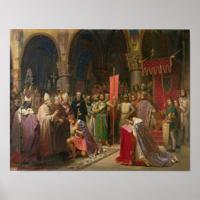 Louis VII  the Young, King of France Poster (Front)