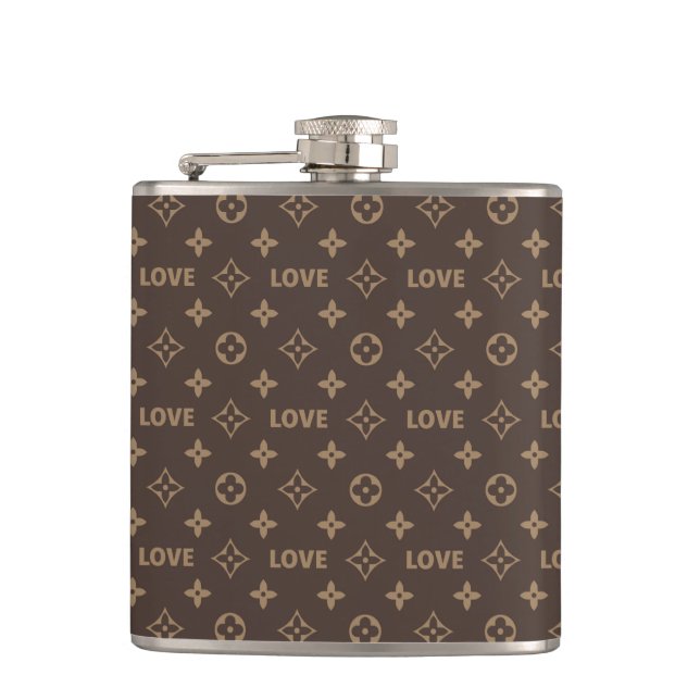 Louis Vuitton Pattern Flask (Front)