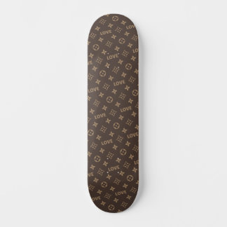 Louis Vuitton Pattern Love Skateboard