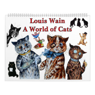 Louis Wain - A World of Cats Calendar