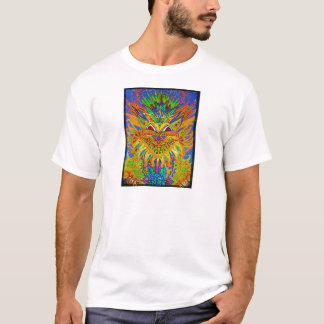 Louis Wain - Blue Paisley Cat T-Shirt