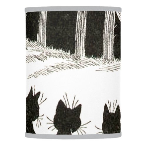 Louis Wain Cat Full Moon Lamp Shade