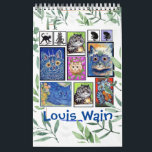 Louis Wain, Cat Paintings Calendar<br><div class="desc">Louis Wain's Cat Paintings Calendar</div>