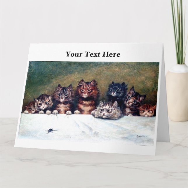 Louis Wain Cats 3 Card (Front)