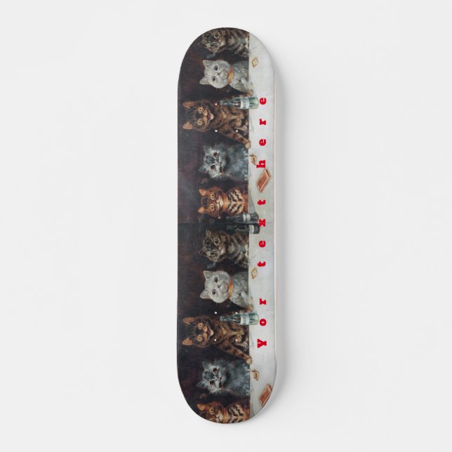 Louis Wain Cats Skateboard (Front)
